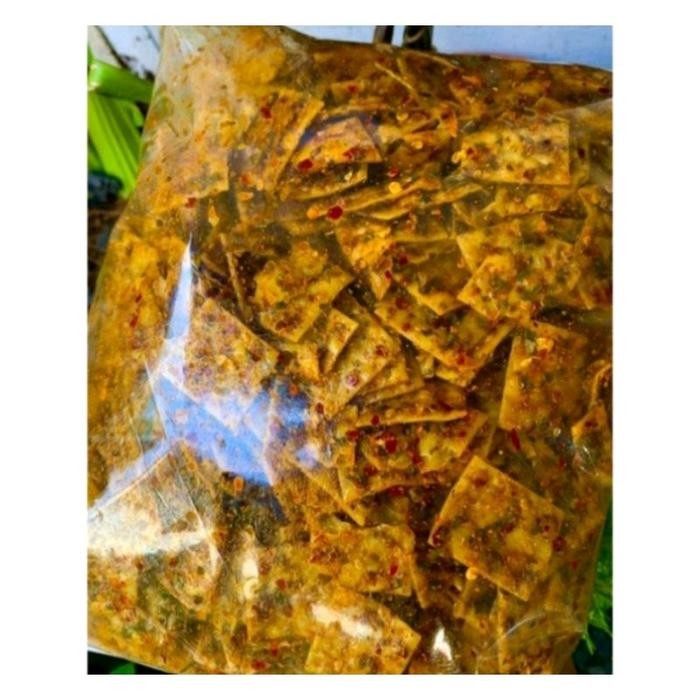 

1 Kg Pangsit Sultan Pedas Daun Jeruk Keripik Food Snacks Kripik Snack Murah Cemilan Camilan