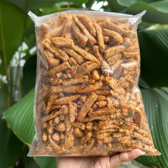 

Basreng Pedas Viral Enak Berat 1Kg Camilan Keripik Food Snacks