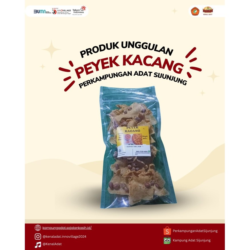 

Kue Peyek Kacang Camilan Gurih
