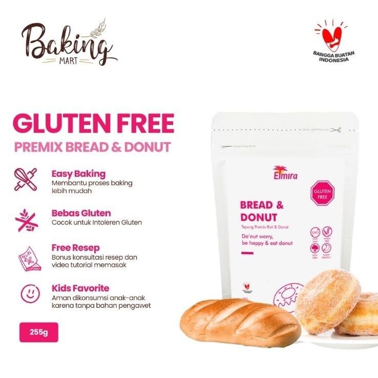 

Donut And Bread Pre 255Gram Elra Tepung Pre Roti Dan Donat Gluten Free Gluten Free Bread Gluten Free Donat Roti Ehat Beba Gluten