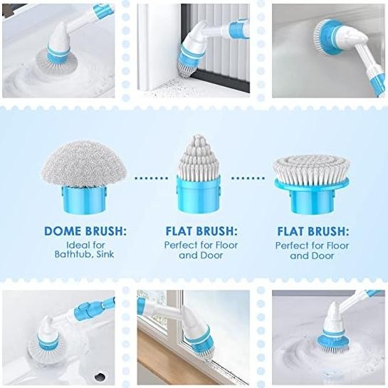 Sikat Pembersih Kamar Mandi Lantai Elektrik Electric Cleaning Mop Terlaris