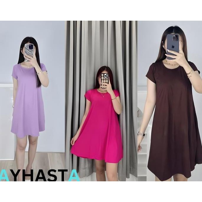 baru 100rb dapat 3pcs  daster wanita daster rayon cs faniya dress daster baju sexy pemuas suami baju