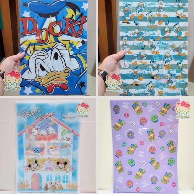 

MAP FOLDER A4 DISNEY ORIGINAL DONALD DUCK TOY STORY ALIEN TSUM TSUM MICKEY MINNIE WINNIE THE POOH STITCH CHIP AND DALE DALMATIANS STOK TERBATAS