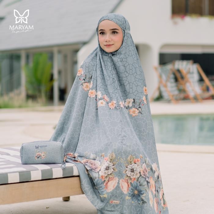 Maryam Tamam - (FREE SEJADAH) MUKENA SILK PREMIUM QAIRINA PRAYER SET ORIGINAL MARYAM TAMAM - MUKENA