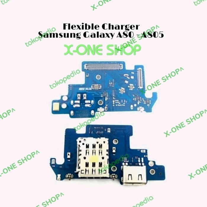 STOK TERBARU>>> Papan board konektor charger Samsung A80 A805 in mic with iC Original <<<PROMO SALEE