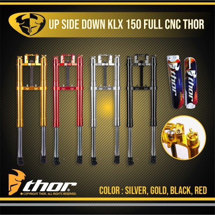 USD THOR Shock Upside Down THOR FULL CNC KLX DTRACKER All Series