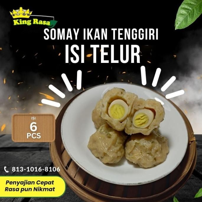 Siomay Isi Telur Burung Puyuh Somay Bandung Ikan Tenggiri Frozen 8 pcs Termurah