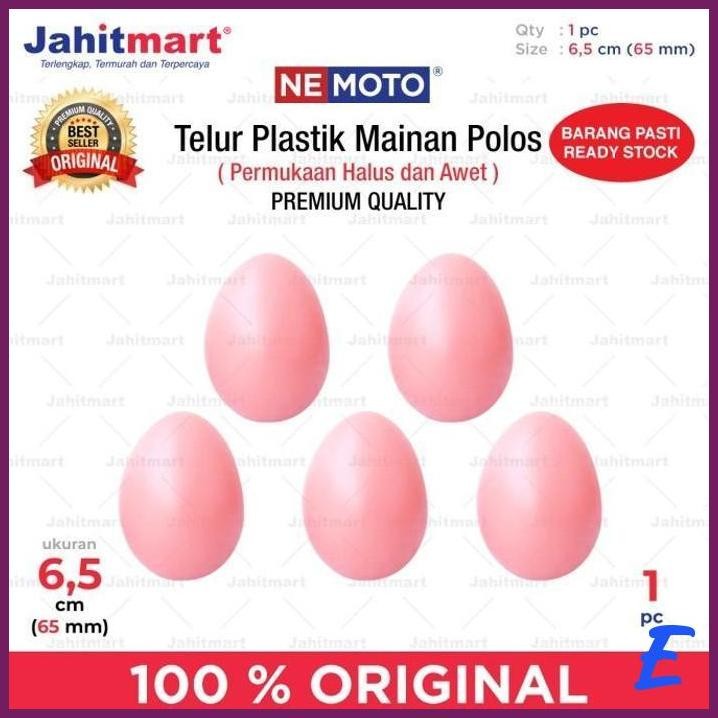 

| JH | TELUR MAINAN POLOS / TELUR AYAM PLASTIK / TELUR PLASTIK HIAS PASKAH