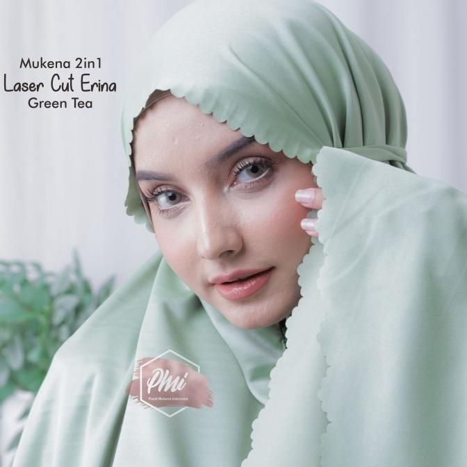 MUKENA 2IN1 PREMIUM LASER CUT ERINA