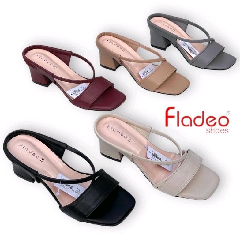 New Sandal fladeo terbaru hak 5cm hak tahu Sandal Heels Wanita Kode TF