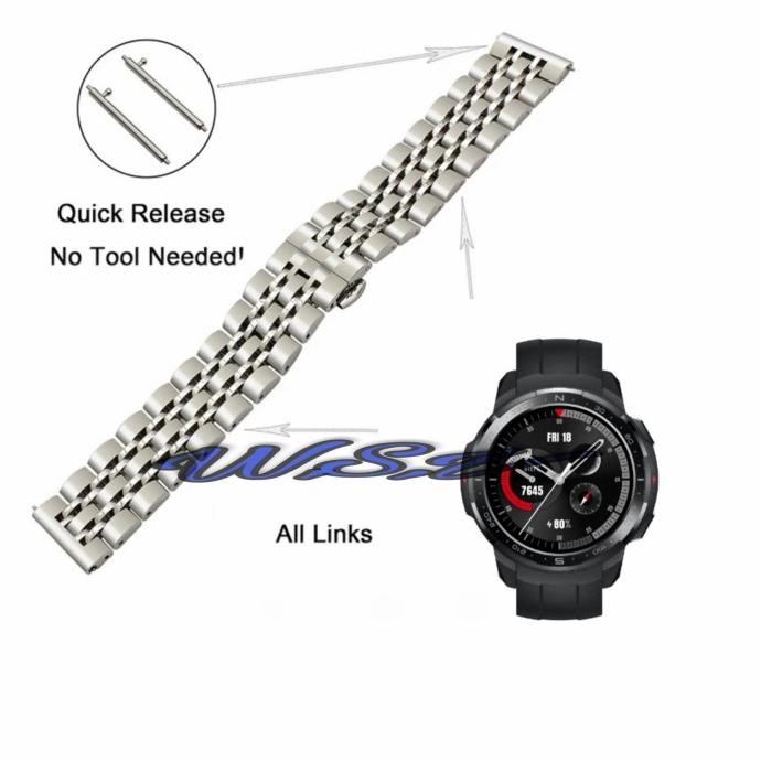 Tali Jam Honor Watch GS Pro Strap Stainless Steel 7 Beads Premium Stok Terbatas