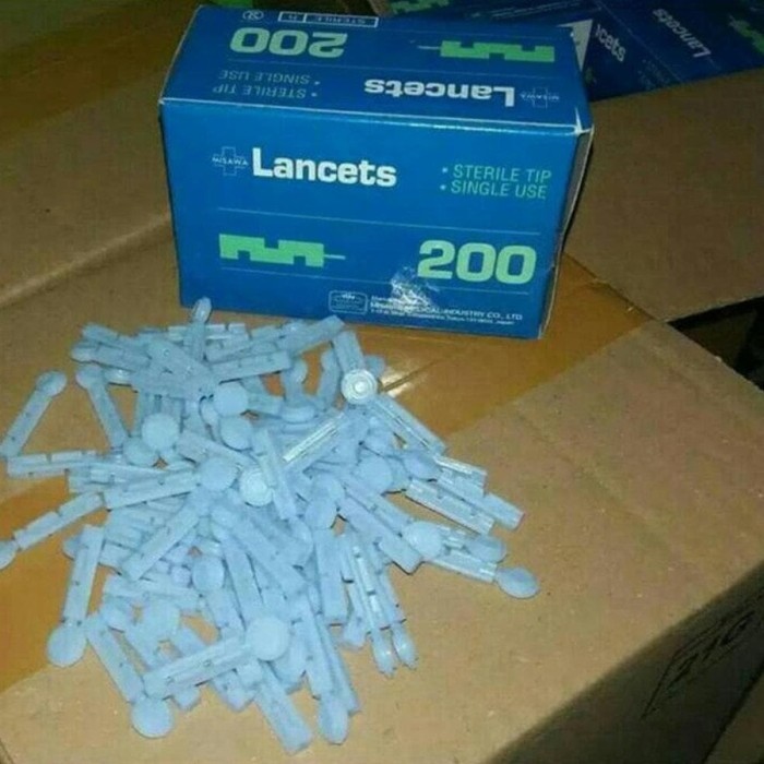 Jarum Bekam Misawa 21G Isi 200 Pcs Blood Lancets Original