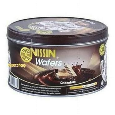 

ORIGINAL Termurah se Nusantara Biskuit Nissin wafer Coklat 180 gr parcel kue kaleng lebaran fgs-3