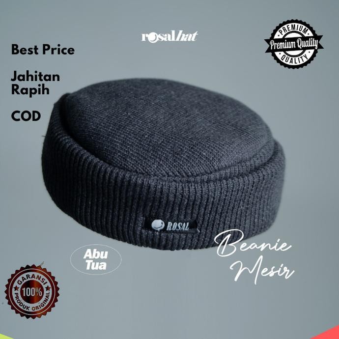 Trend Kh Peci Songkok Mesir Rosal Peci Beanie Cap - Peci Kupluk Rajut Berkualitas