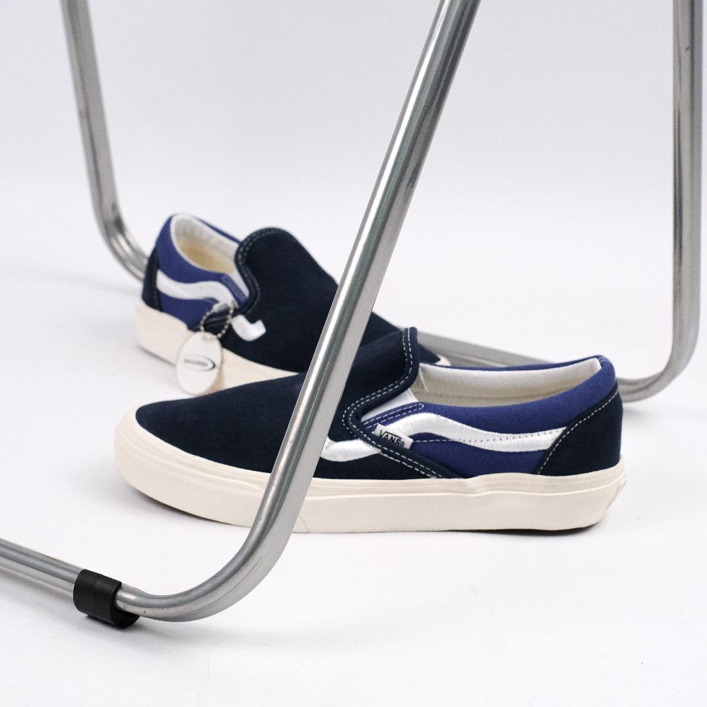 New Vans Slip On Side Stripe Navy