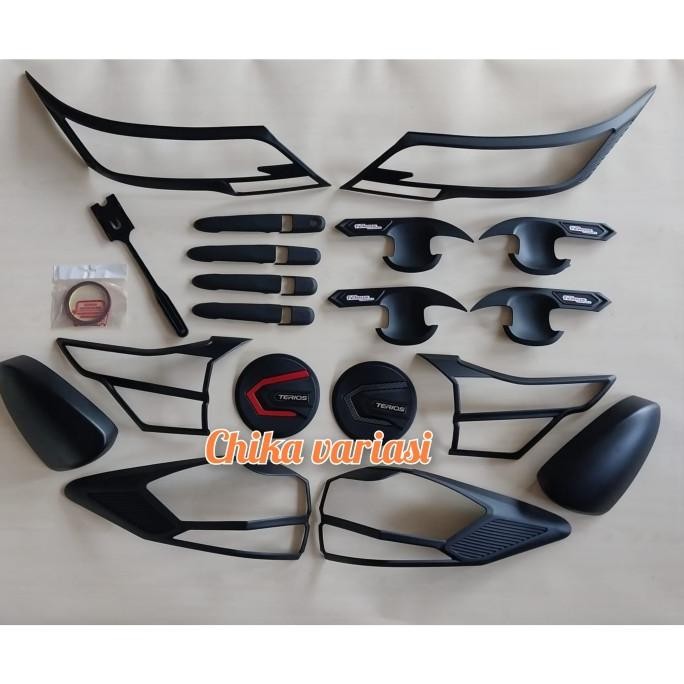 Set Variasi Mobil All New Terios 2018 - 2023 Hitam Variant