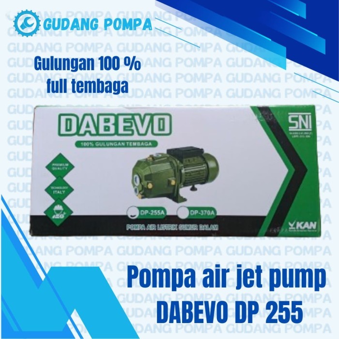Pompa Air Listrik Sumur Dalam Dabevo Dp 255A