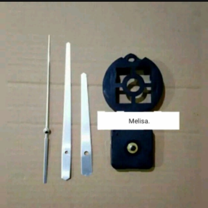 TERBAIK mesin jam dinding 12888 jarum besar bebas pilih set gantungan mesin