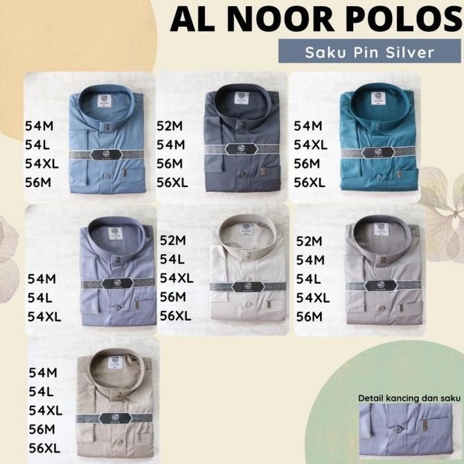 Jubah Al Noor Best Seller Model Polos