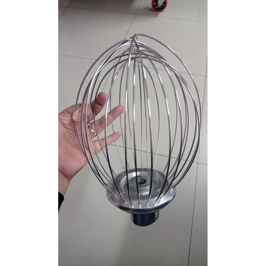 Balloon Whisk Mixer Mata Adukan Planetary 10 Liter