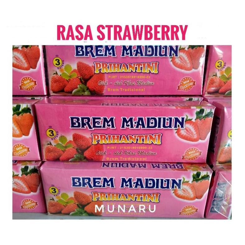 

Brem Khas Madiun Rasa Strawberry Premium