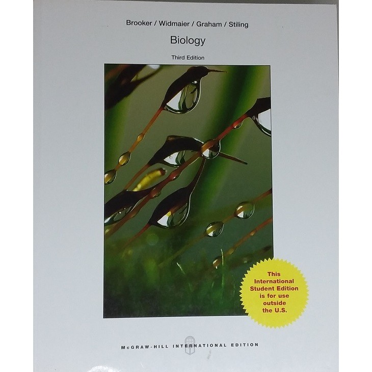 

TERBARU! McGrawhill Biology 3rd 2014 9789814581851