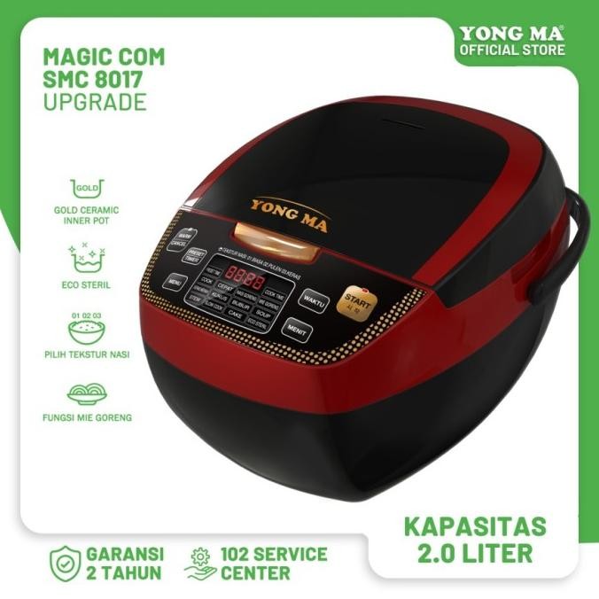 Magic Com / Rice Cooker Yong Ma Ymc8017 / Ymc 8017 ( 2 Ltr ) 100% Ori Original Dan Terpercaya
