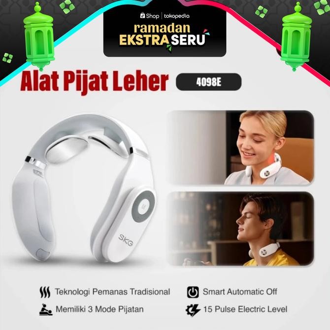 SKG 4098E 4098 Alat Pijat Elektrik Terapi Leher Bahu Pundak Massager