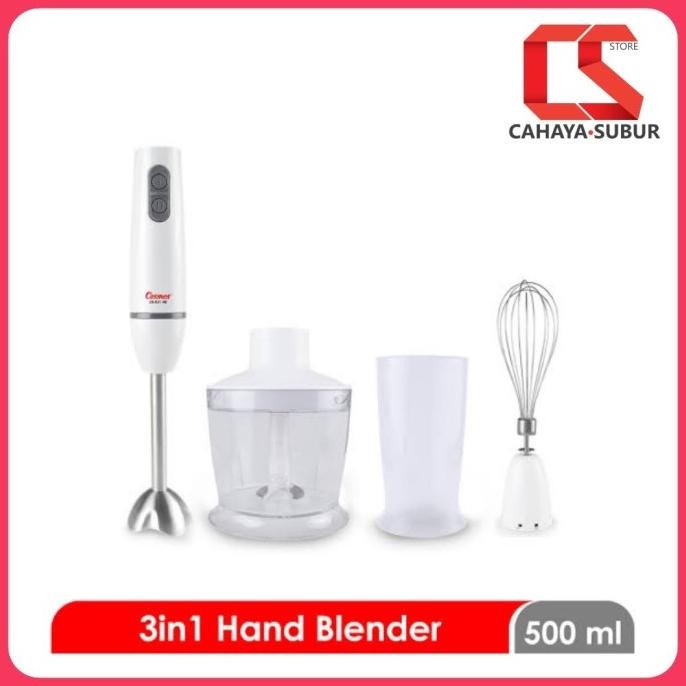 Hand Blender 3 in 1 COSMOS CB-631 HB Blender Chopper Cosmos