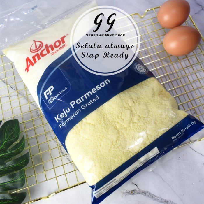 

ANCHOR Parmesan GRATED 1 KG Cheese Keju Bubuk Powder Chesee