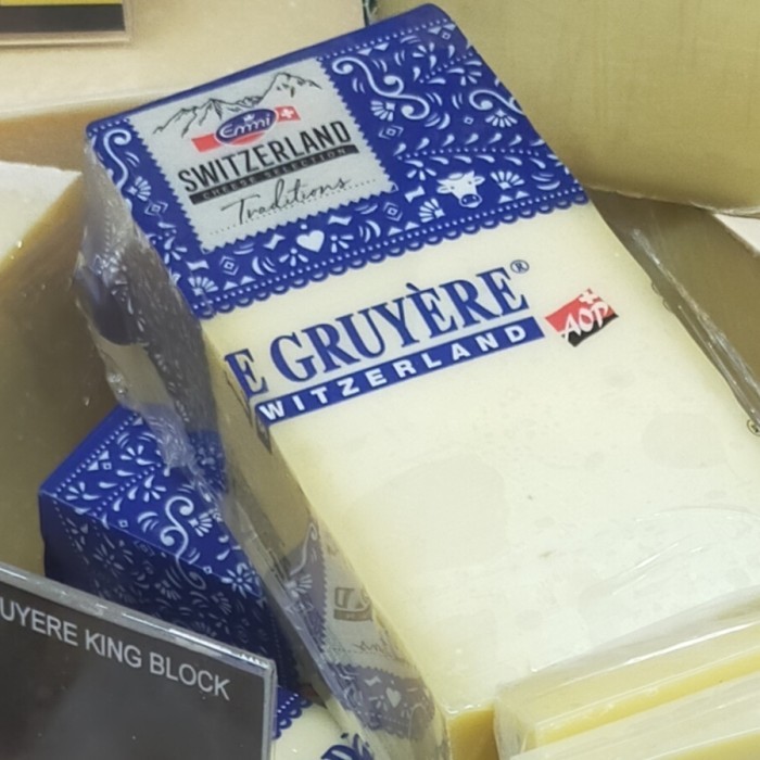 

keju swiss gruyere cheese 500gr gruyer blok