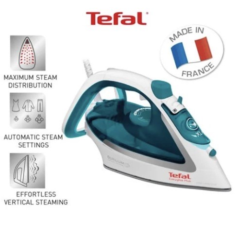 

Tefal Setrika FV5718 Steam Iron Easy Gliss 2 Turquoise
