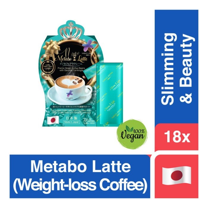 

Nano Japan Metabo Latte - Burns 1,000 Calories, Block Calorie 18 X 7G
