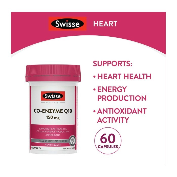 

Swisse Ultiboost Co-Enzyme Q10 50 per pack