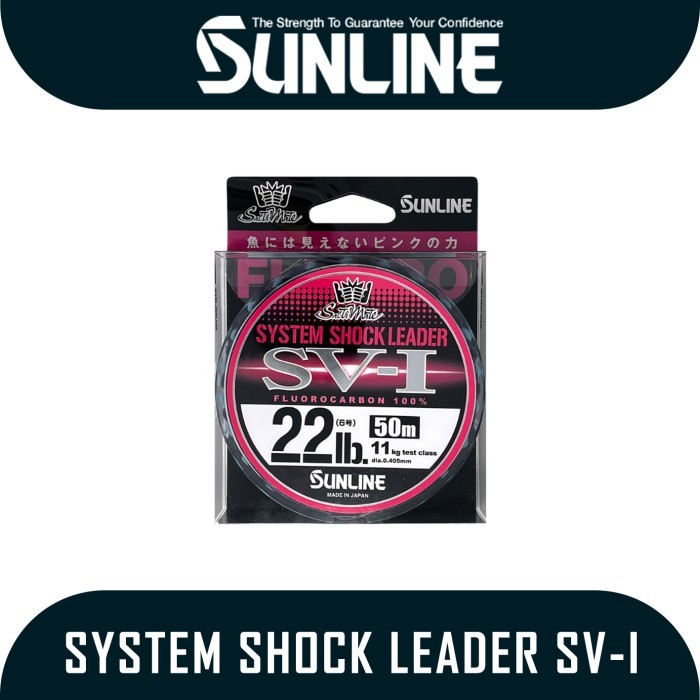 BISA TERMIN Senar Pancing Merk Sunline Saltimate System Shock Leader SV-1 50m