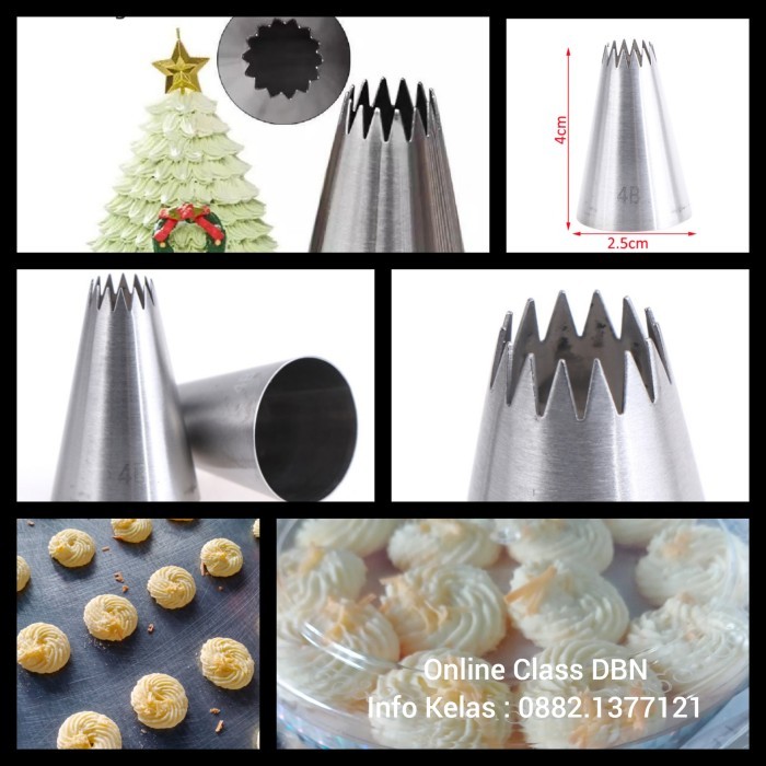 TERBARU SPUIT 4B / Spuit Sagu Keju Import/Spuit Kue Sagu Keju