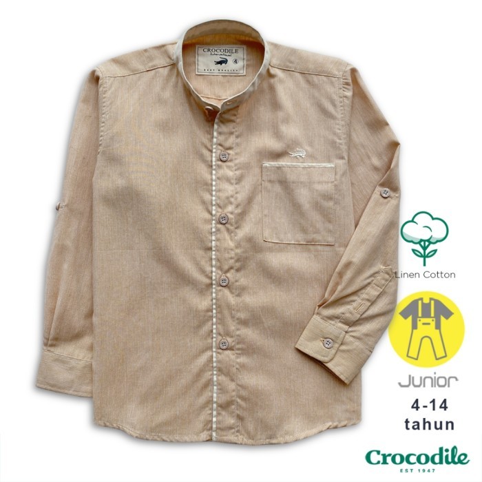 Crocodile KIDS KOKO 0001 Long - Kids Koko Kemeja Koko Lengan Panjang