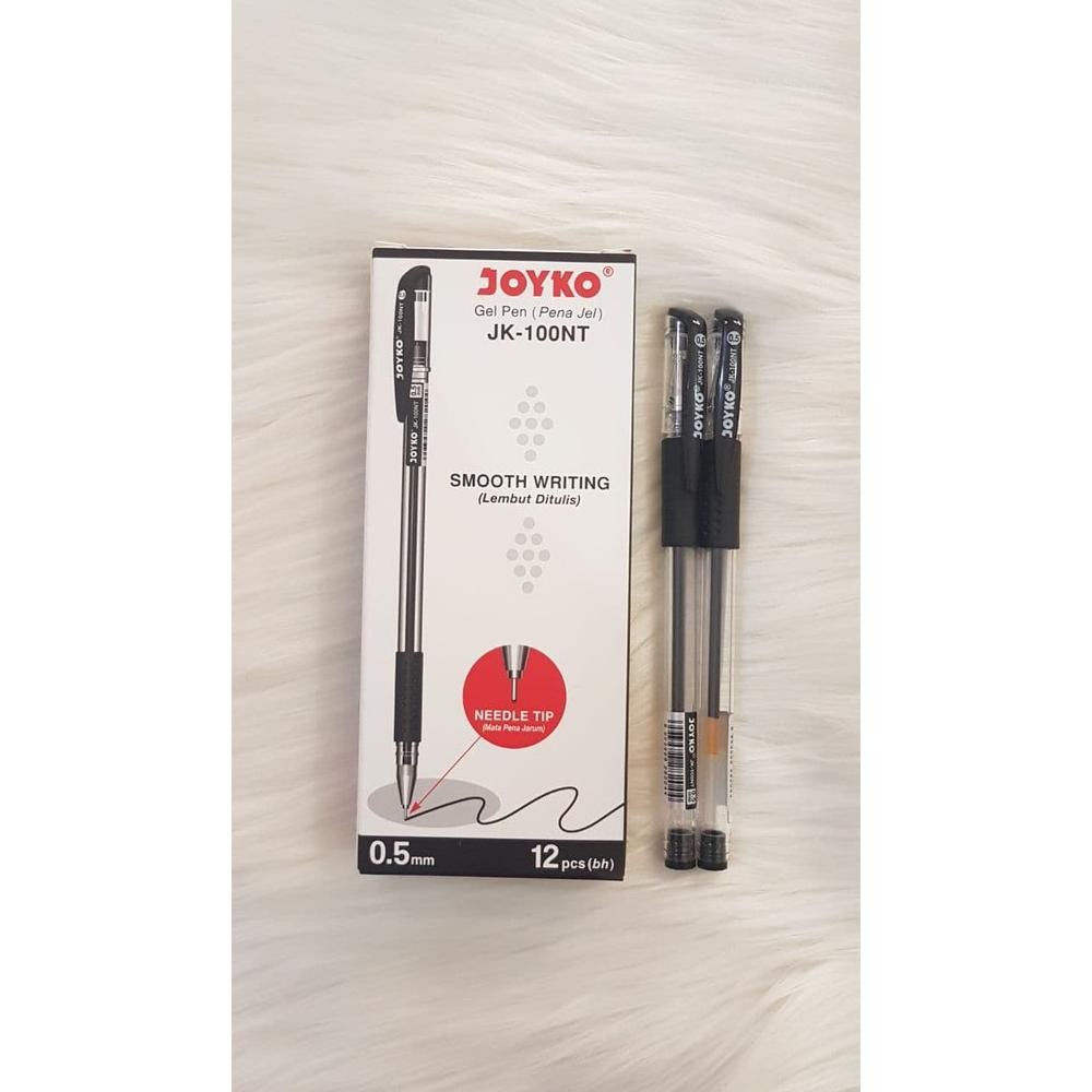 

Terlaris [Pak] Bolpen / Pulpen Gel Jk 100 Nt Joyko 0.5 Mm (12 Pcs)*
