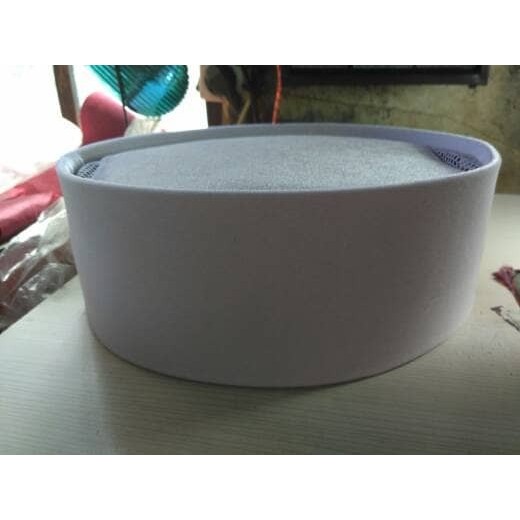 peci songkok putih tinggi 12 cm