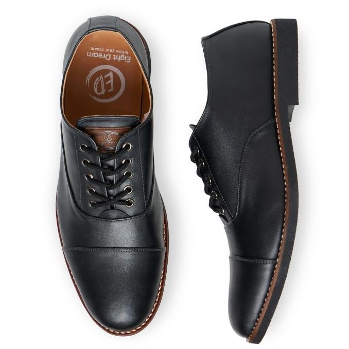 OXFORD BLACK | EIGHT DREAM | Sepatu Pantofel Pria