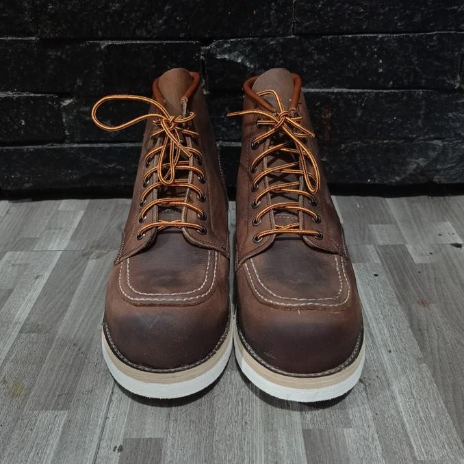 Xrider Safety Boots Moc Toe Crazy Horse EdItion