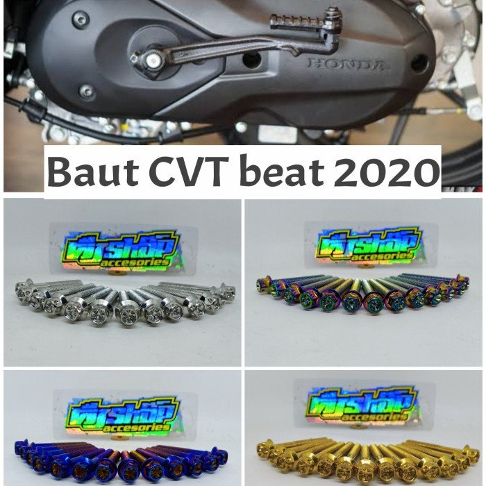 Baut Probolt Set Cvt Beat 2020 Genio Stainless Flower Scoopy Prestige