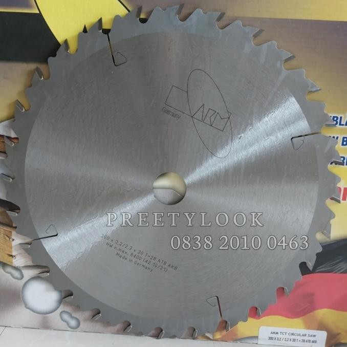 Akm Mata Gergaji Circular 12 Inch 28T Tct 300 X 28 T Germany Bermutu