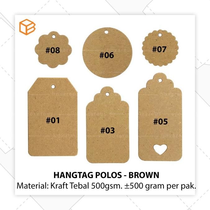 

Sale Now Hangtag Kraft / Hang Tag / Label Harga / Label Baju - Htk Limited Edition