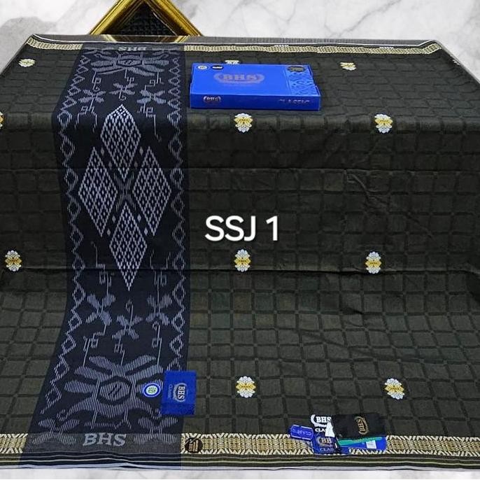 Diskon Sarung Bhs Classic Gold Dan Silver Motif Mix Songket Timbul Terbaru Pola Desain Mewah Bahan S