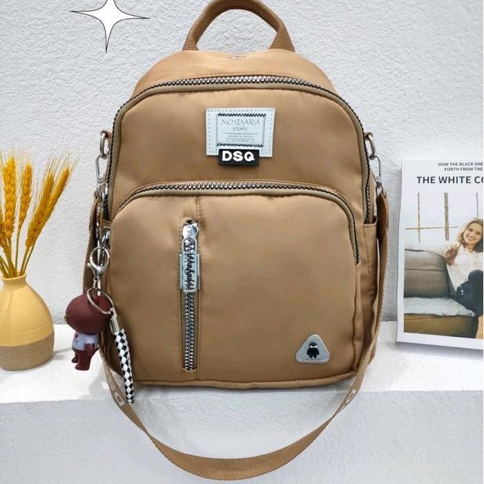 TAS RANSEL WANITA DSQ PARASUT IMPORT KOREAN ORIGINAL TERBARU