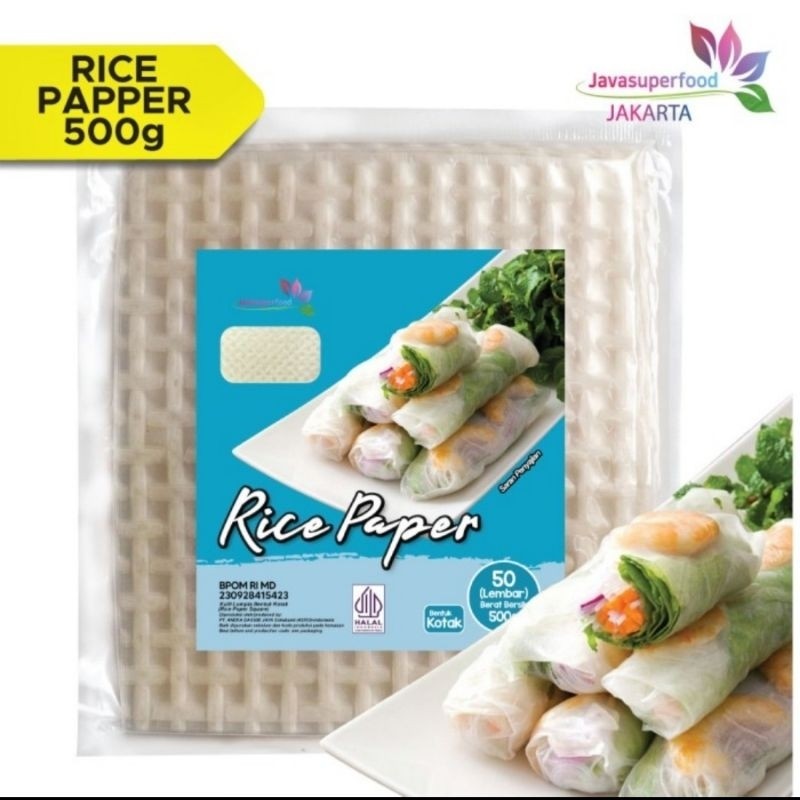 

GR Rice Paper / Kulit Lumpia Vietnam /Spring Roll BANH TRANG KOTAK 50LEMBAR