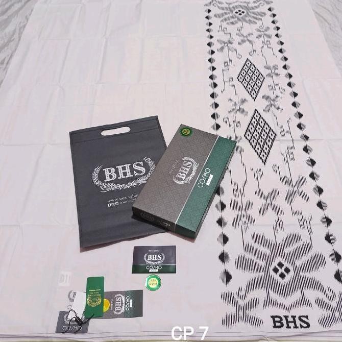Spesial Sarung Bhs Cosmo Putih Silver