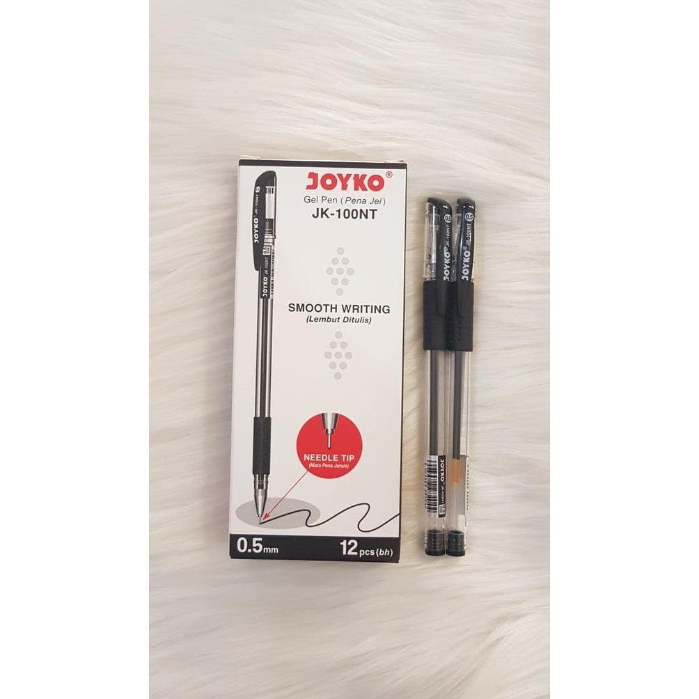 

Sale [Pak] Bolpen / Pulpen Gel Jk 100 Nt Joyko 0.5 Mm (12 Pcs)*