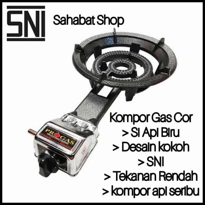 Kompor Gas Cor / Kompor Mawar Api Seribu - Tekanan Rendah Progas Wh